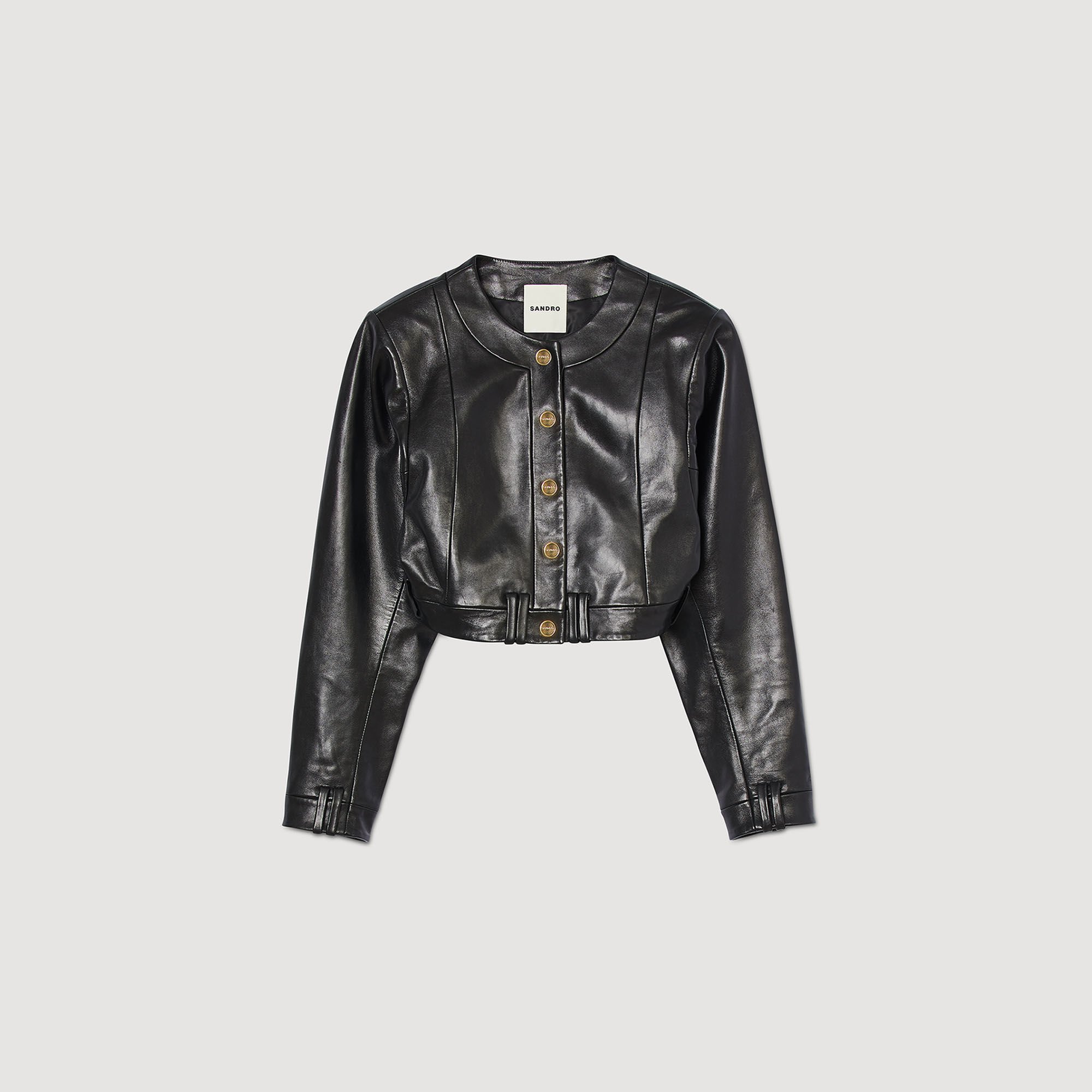 Vestes Blousons en cuir pour femme Sandro Paris