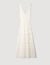 Robe longue en maille pointelle