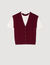 Pull bicolore en laine et cachemire 