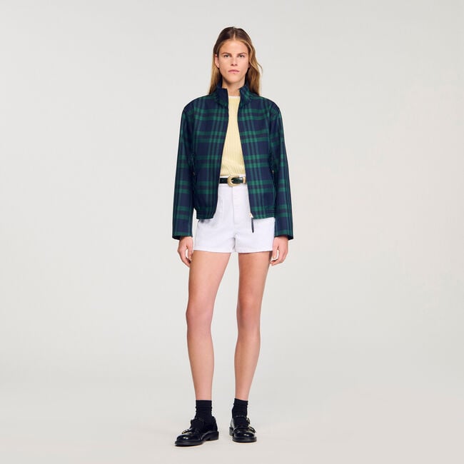 Blouson à carreaux