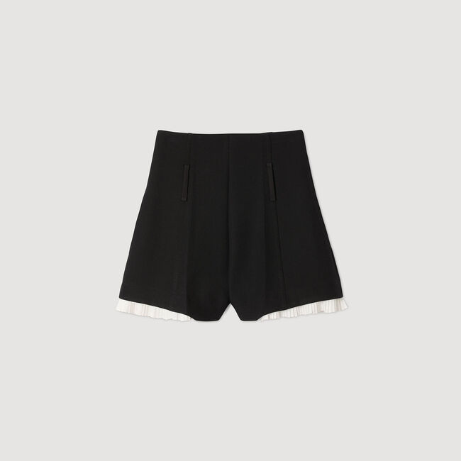Short de tailleur à volant