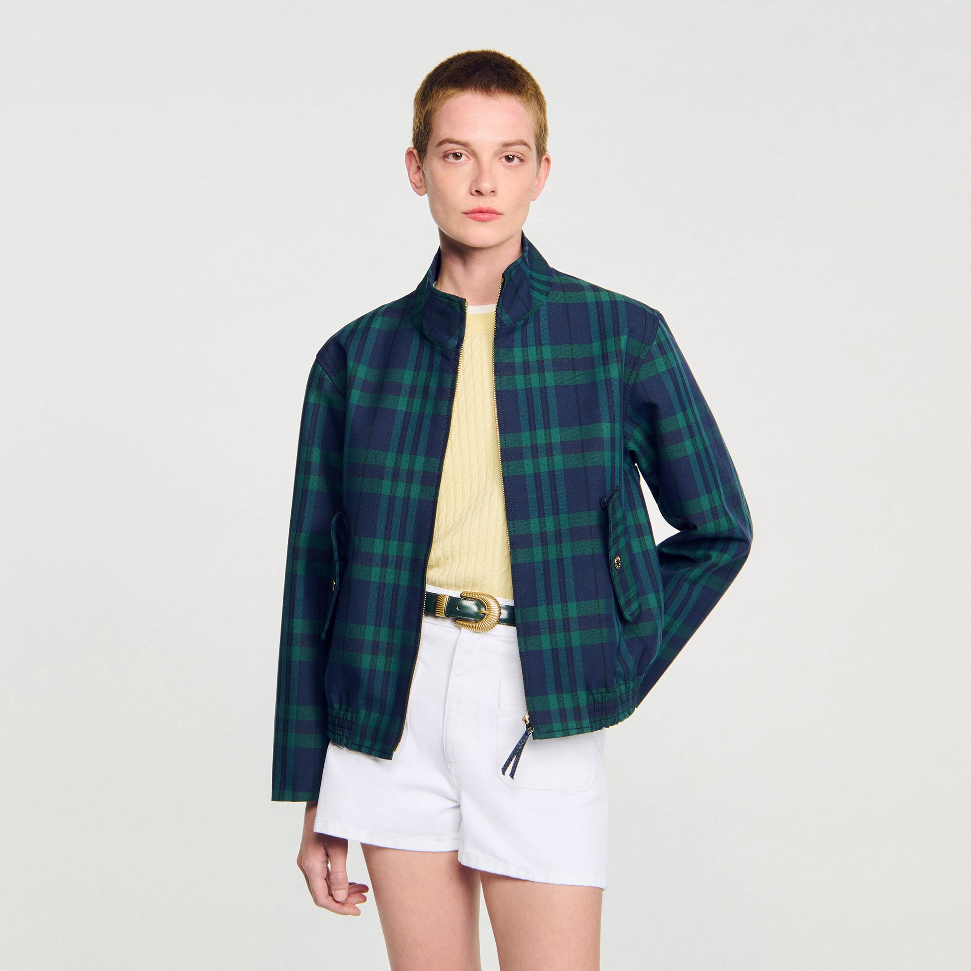 Blouson à carreaux