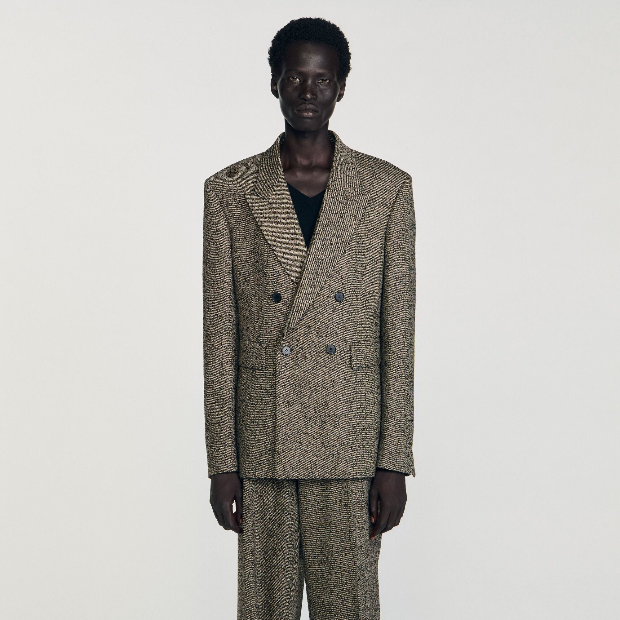 Veste de costume croisée