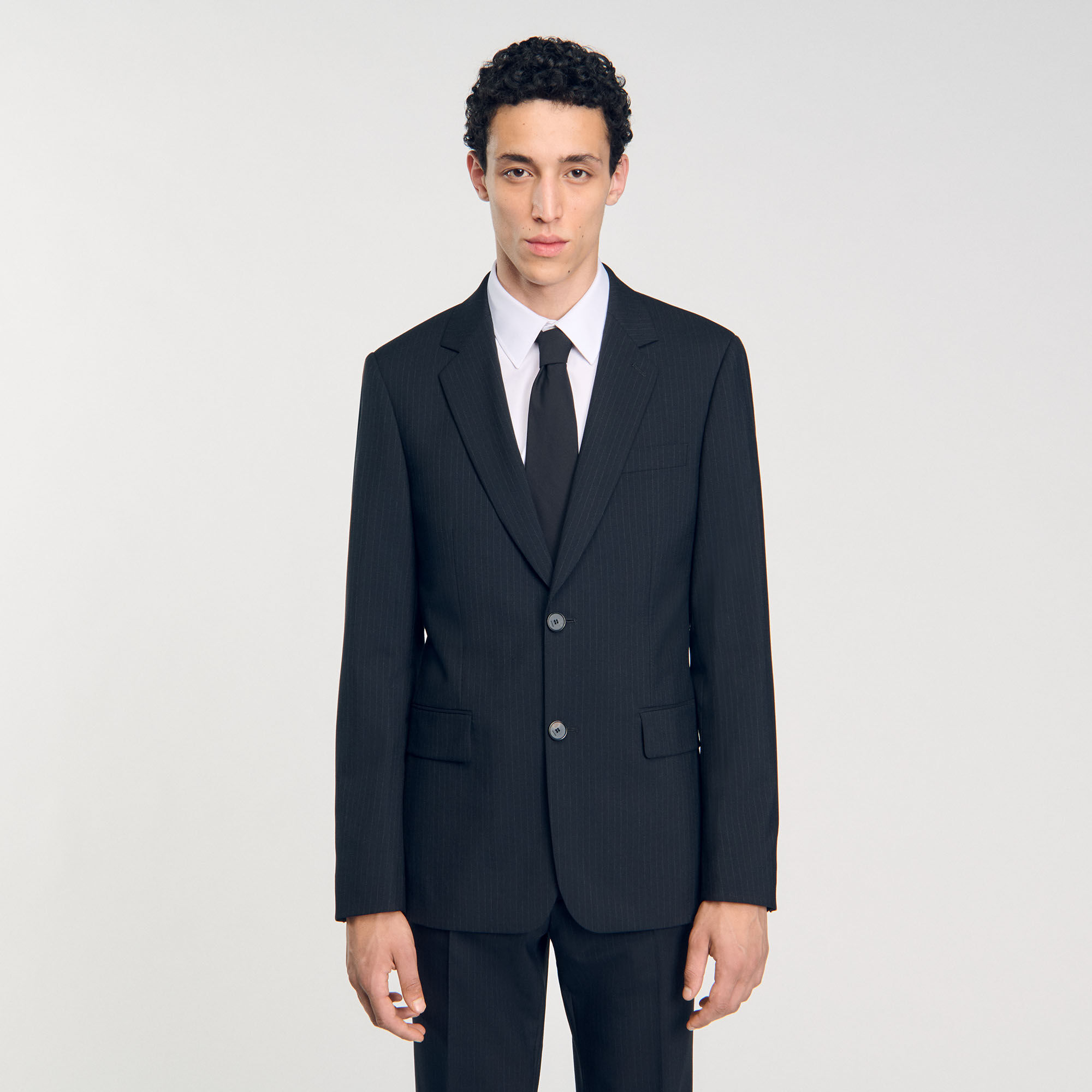 Veste de costume à rayures