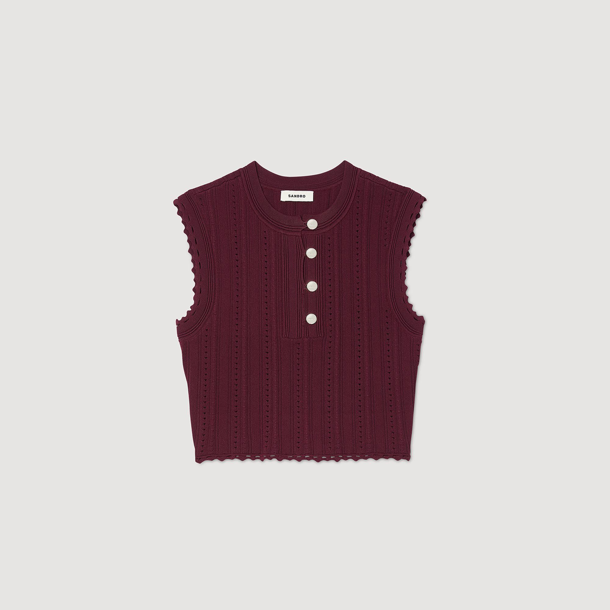 Pulls sans manches pour femme Sandro Paris