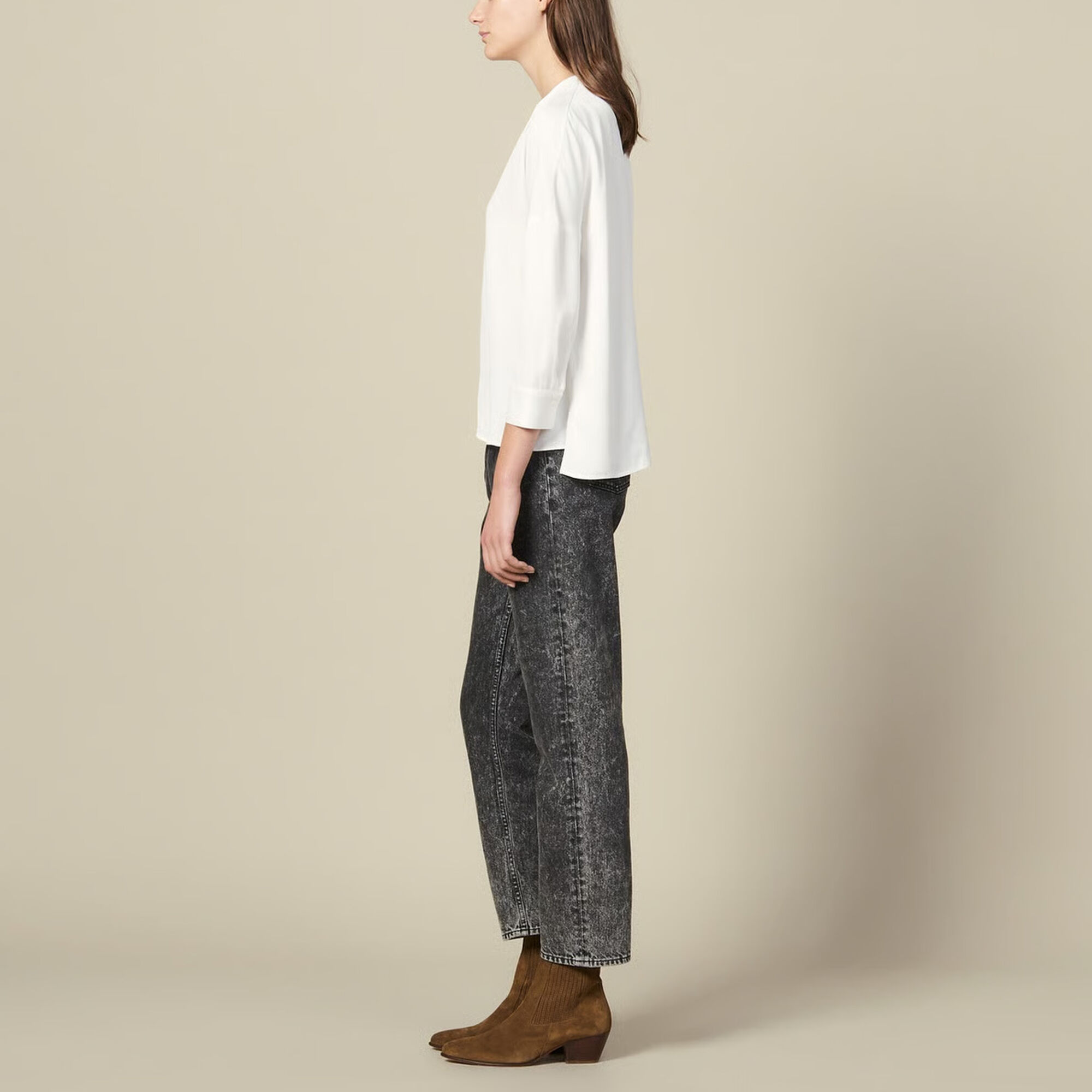 Chemise boutonn&eacute;e  - Femme | Sandro Paris