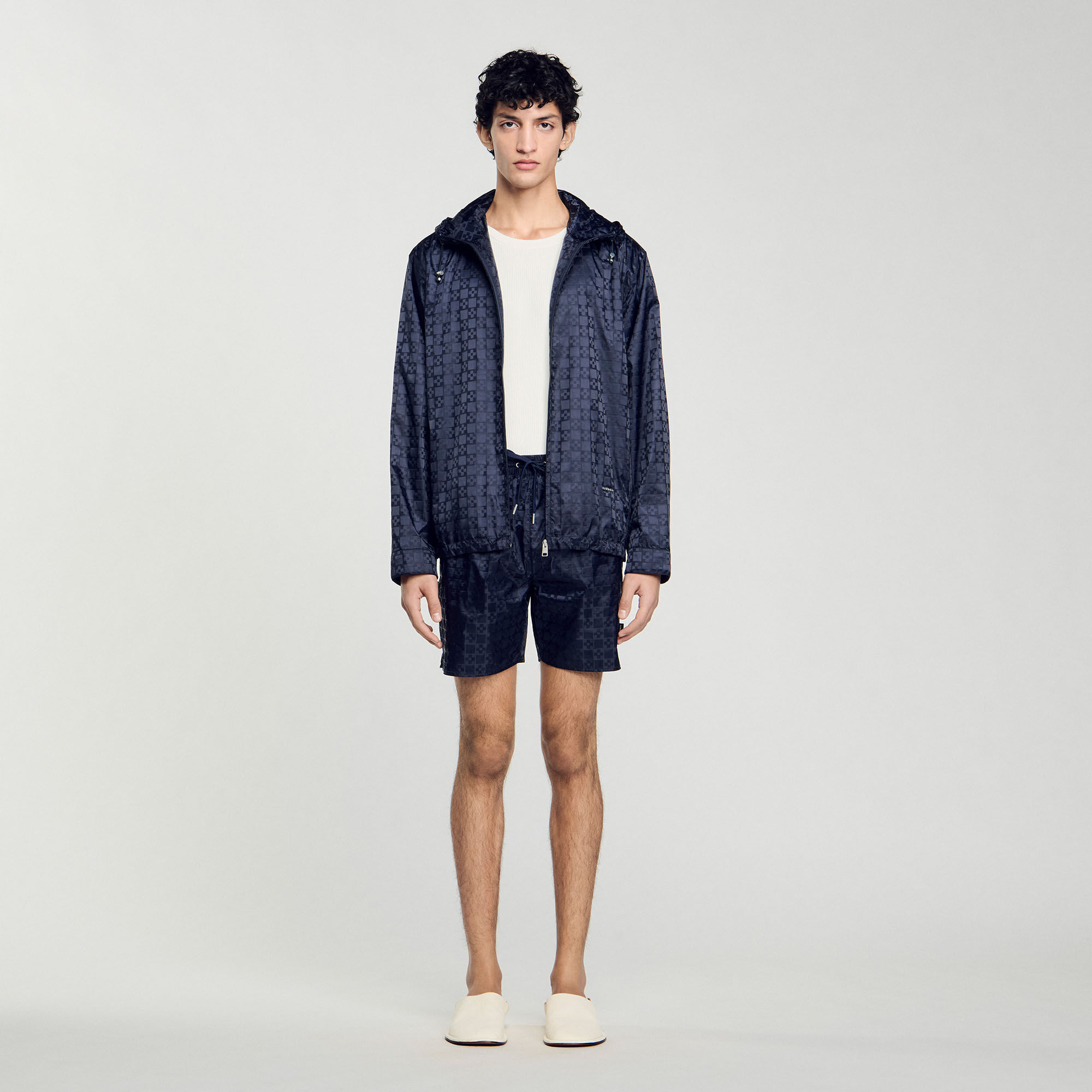 Blouson en nylon Square Cross