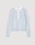 Pull bicolore en laine et cachemire 