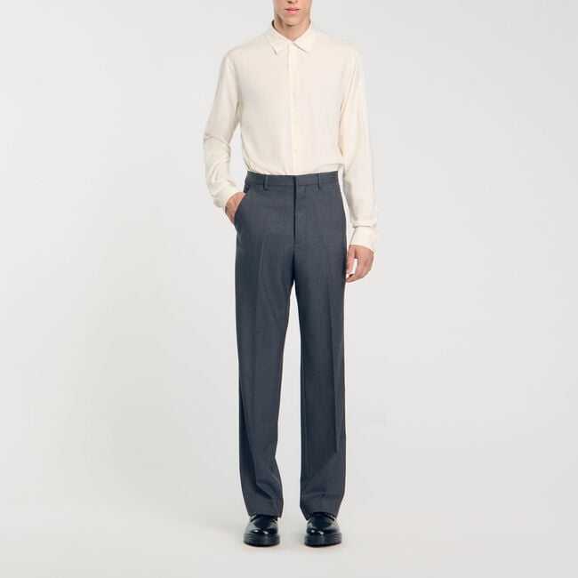 Pantalon de costume large