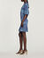 Robe courte imprim&eacute; fleuri