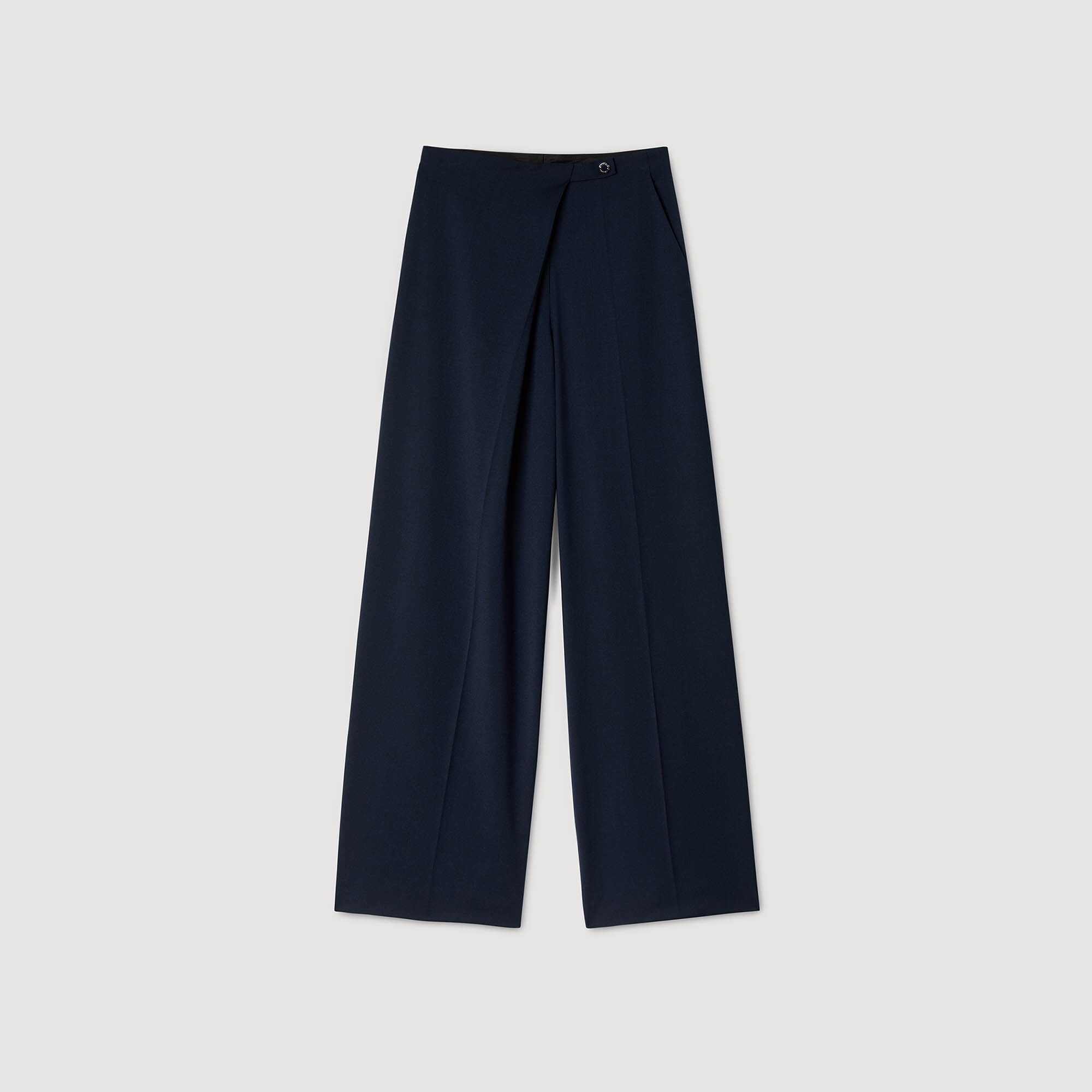 Pantalon droit asymétrique