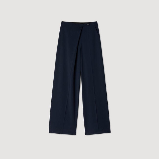 Pantalon droit asymétrique