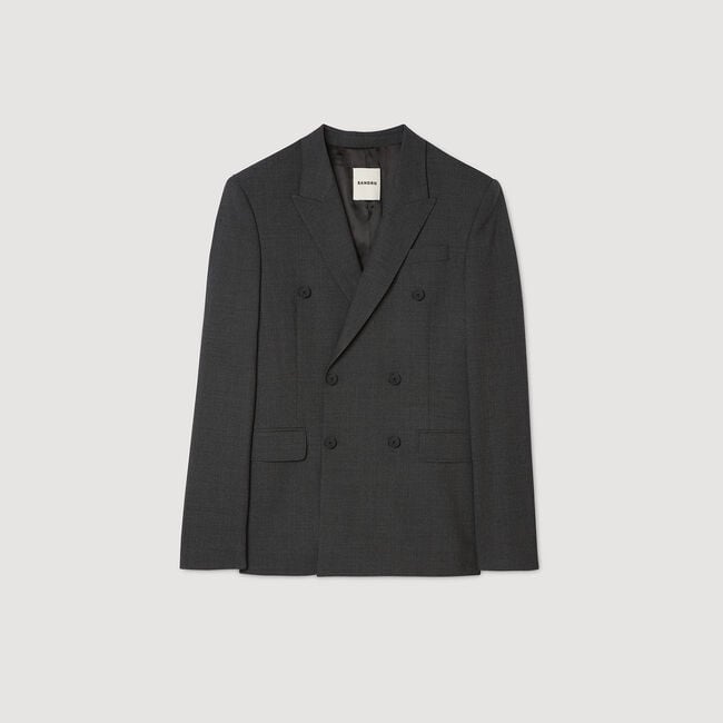 Veste de costume croisée