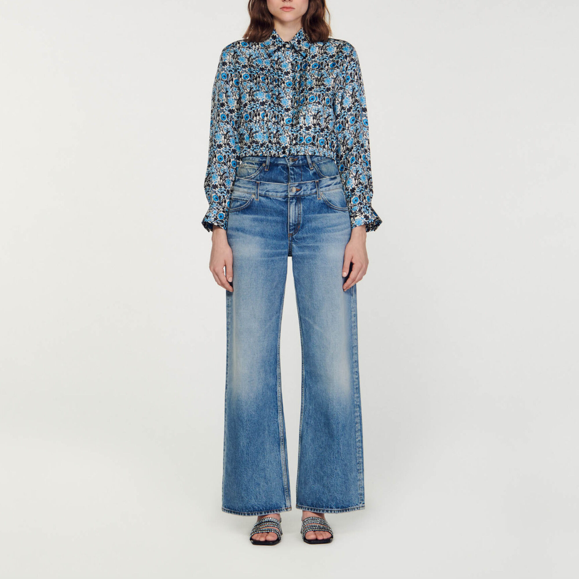 Chemise en jean sandro online