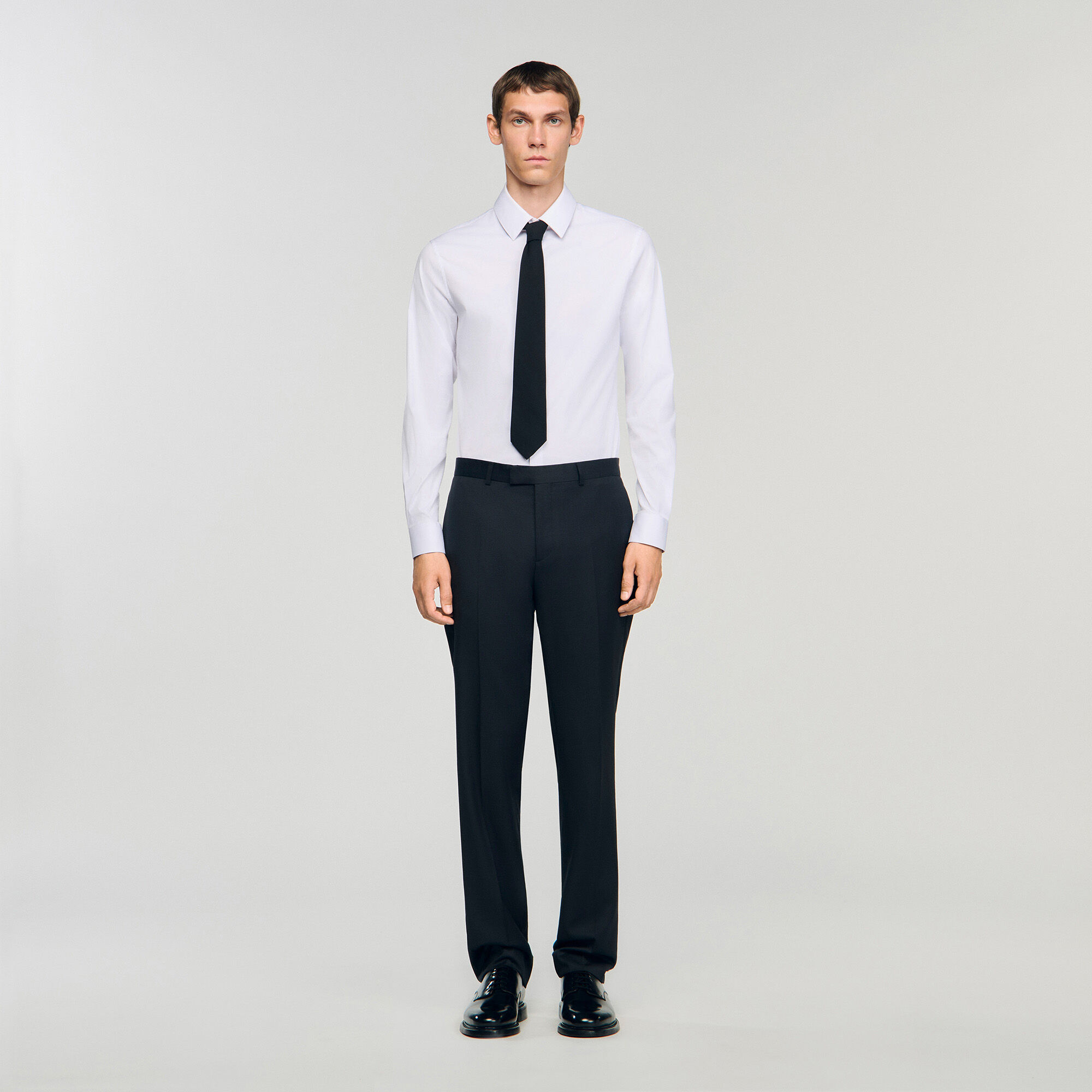 Pantalon en laine classique