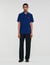 Polo à logo cuir