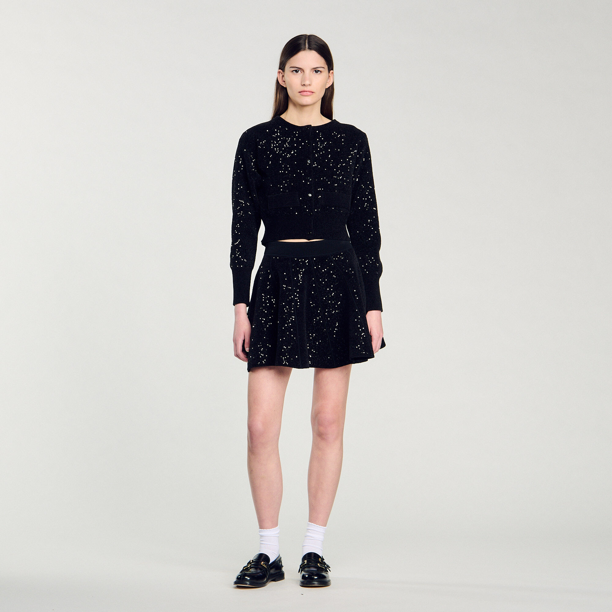 Robe sandro velours hot sale