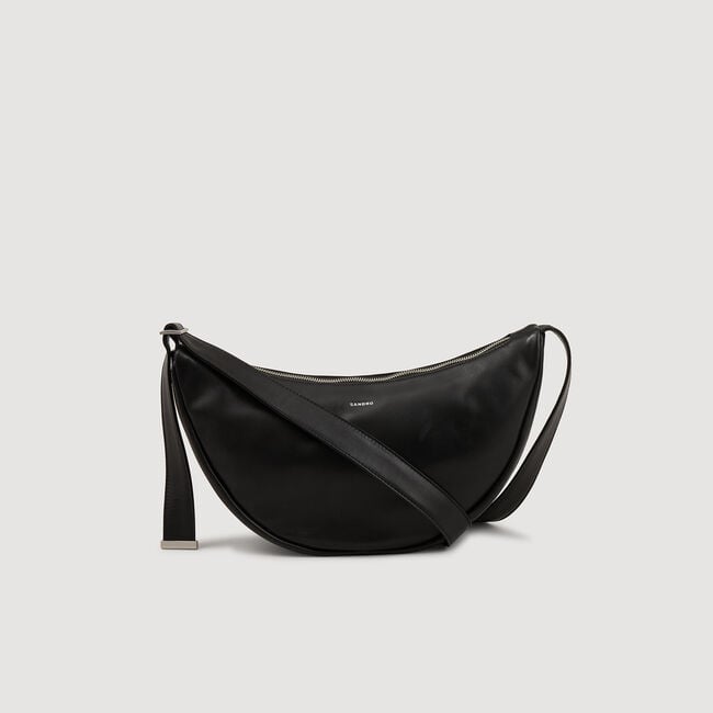 Petit sac hobo en cuir