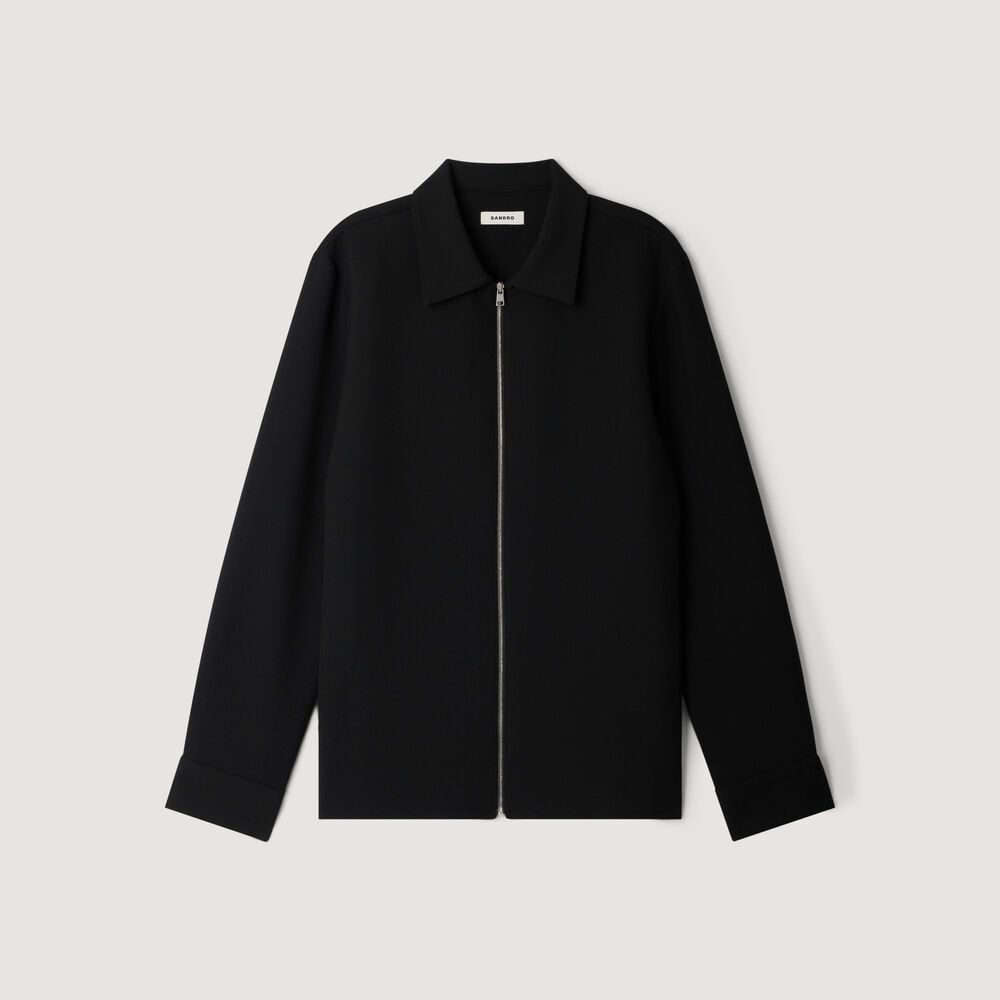Sandro Chemise zippée – Noir – vue 6