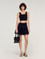 Pull court en maille fantaisie