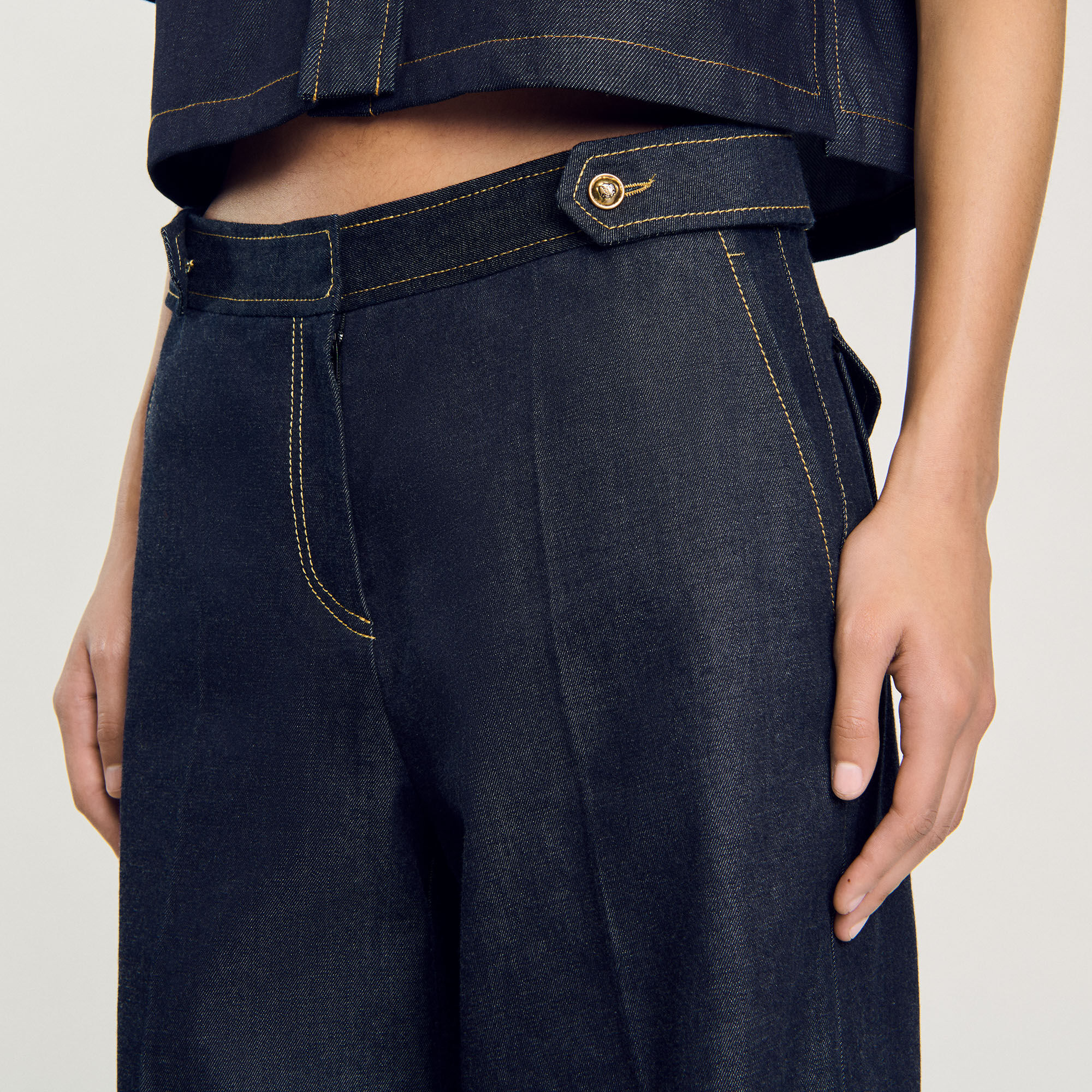 Jean large brut 