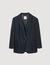 Veste de costume à rayures strassée