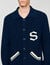 Cardigan en laine à patch S