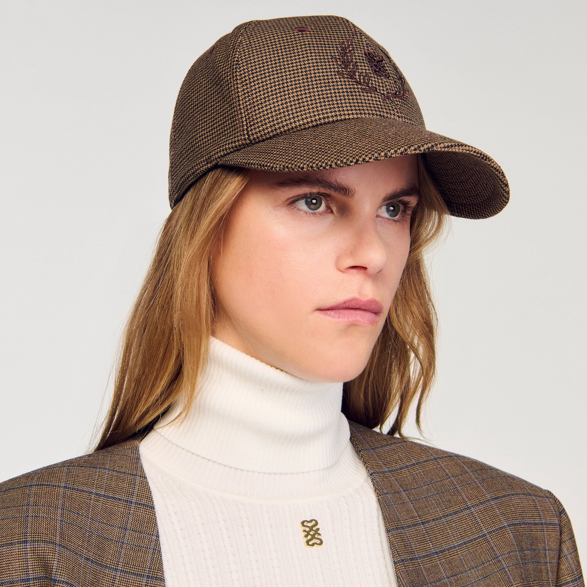 Casquette à imprimé pied de puce