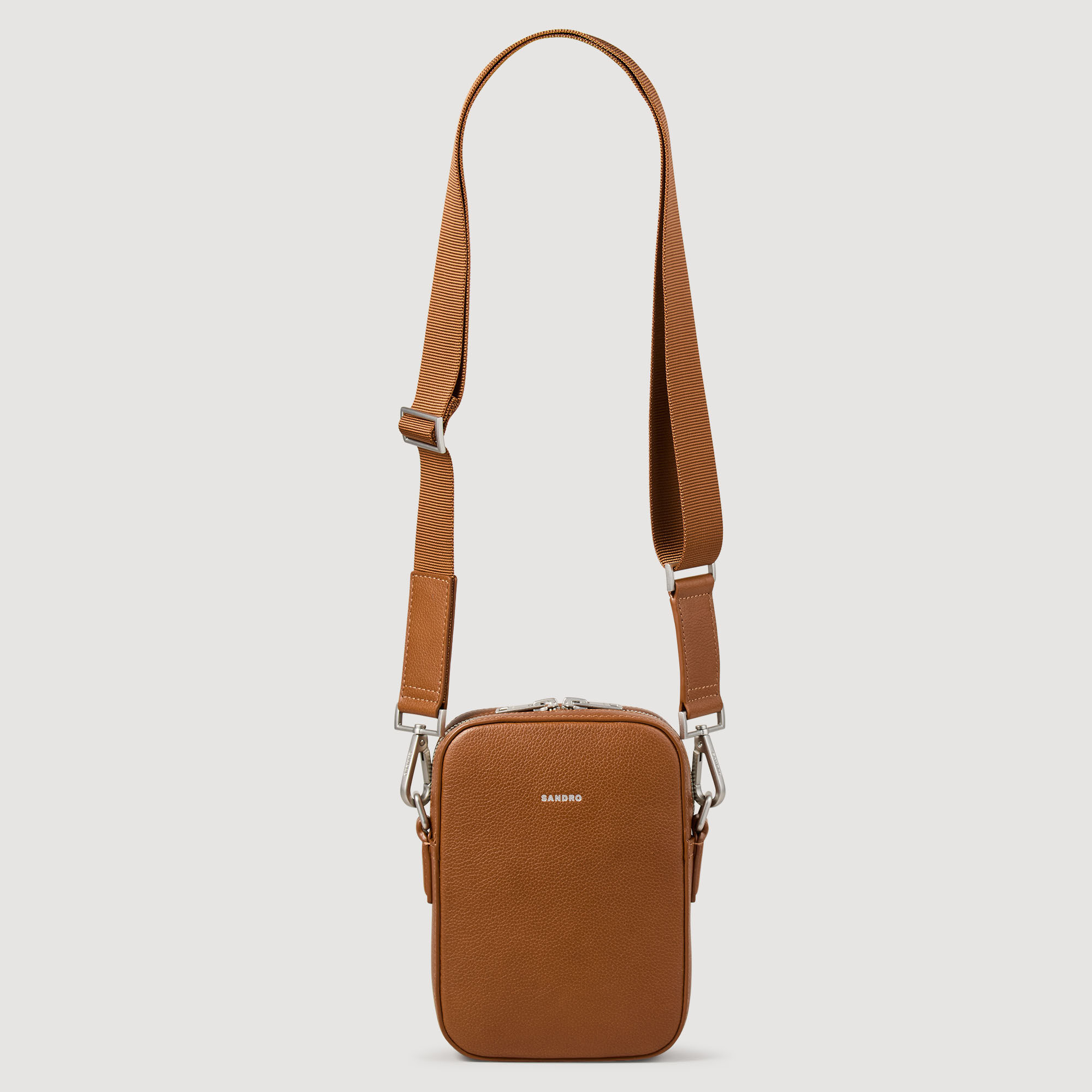 Petit sac en cuir grainé