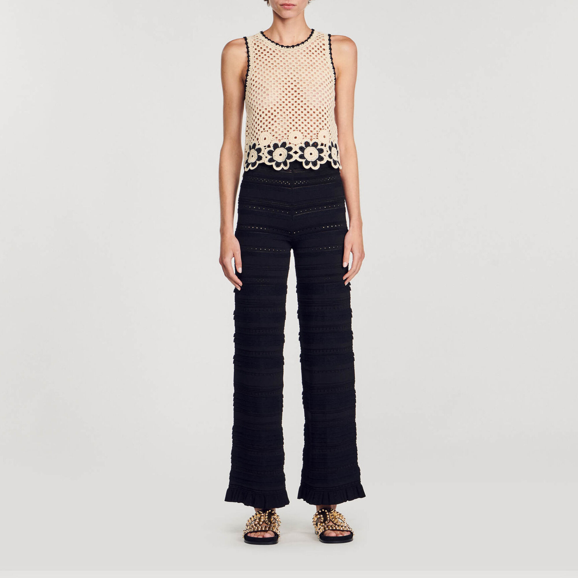 Pantalon en maille