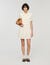 Robe courte en dentelle 