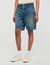 Short en denim élastiqué