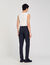 Pantalon droit élastiqué