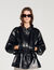 Blouson en cuir lisse