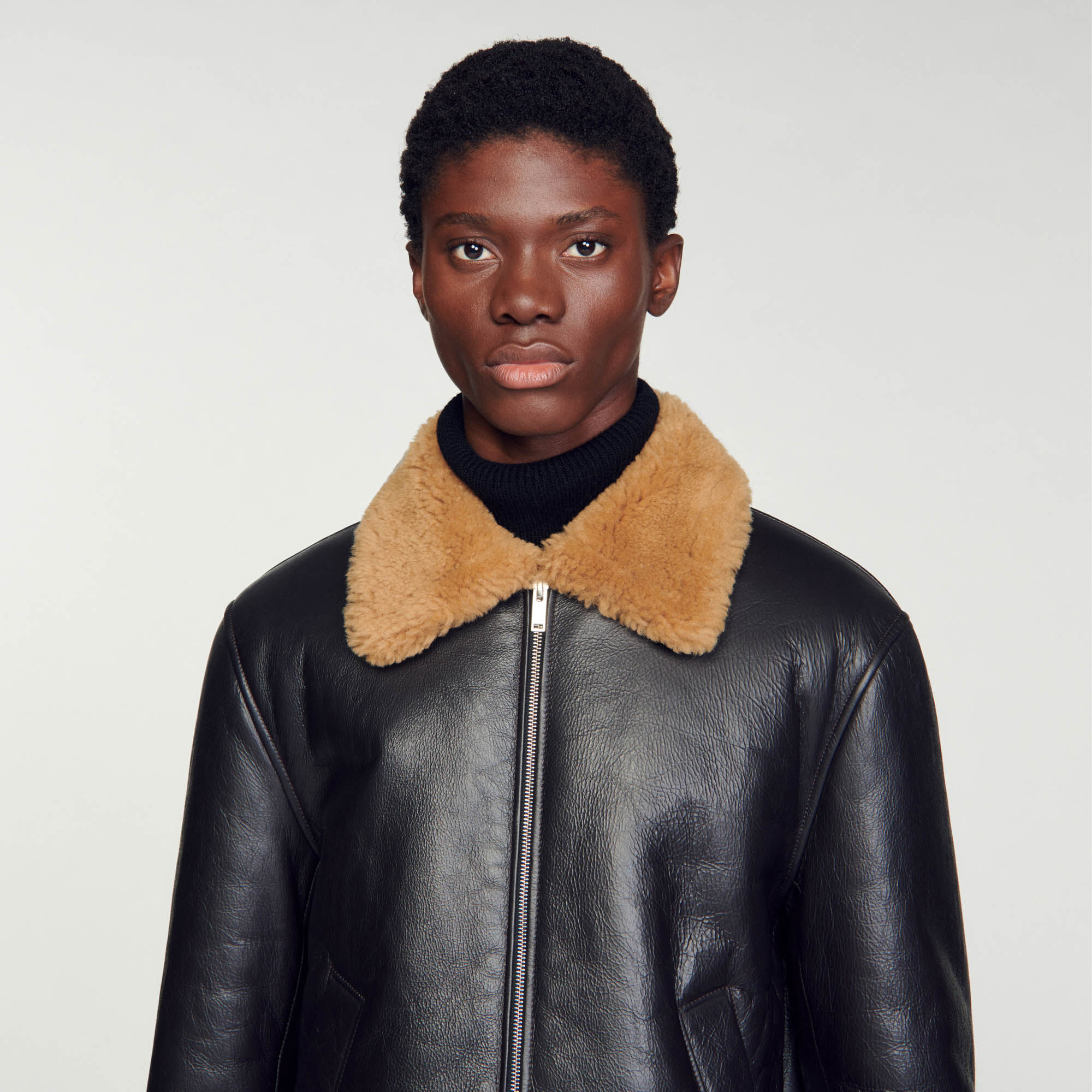 Sandro peau lainée deals