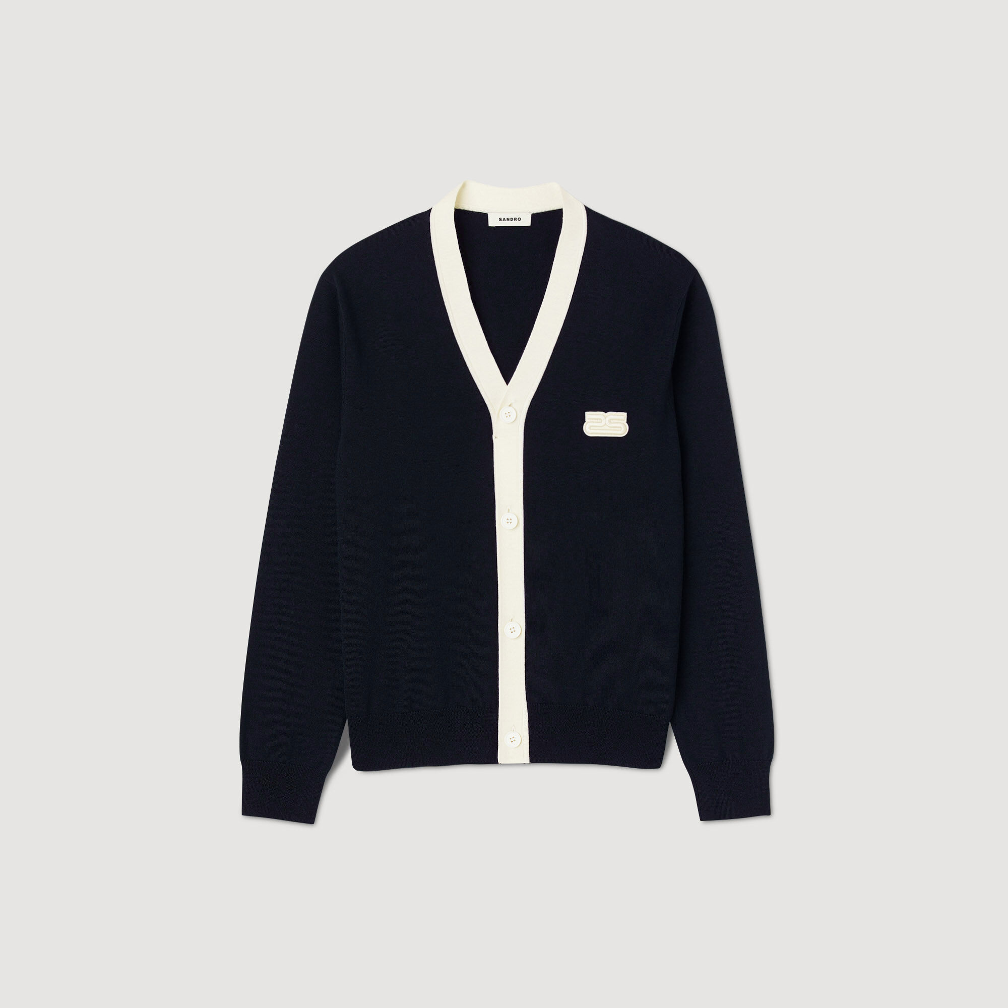Cardigan en maille fine SHPTR00512 Pulls Gilets Sandro Paris