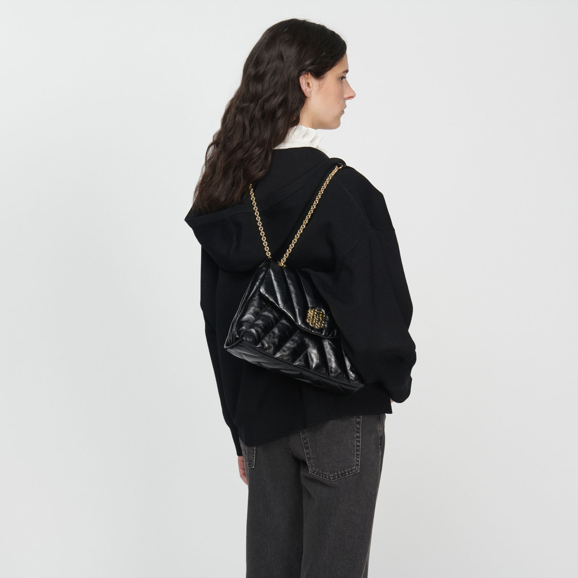 Sac noir sandro shop