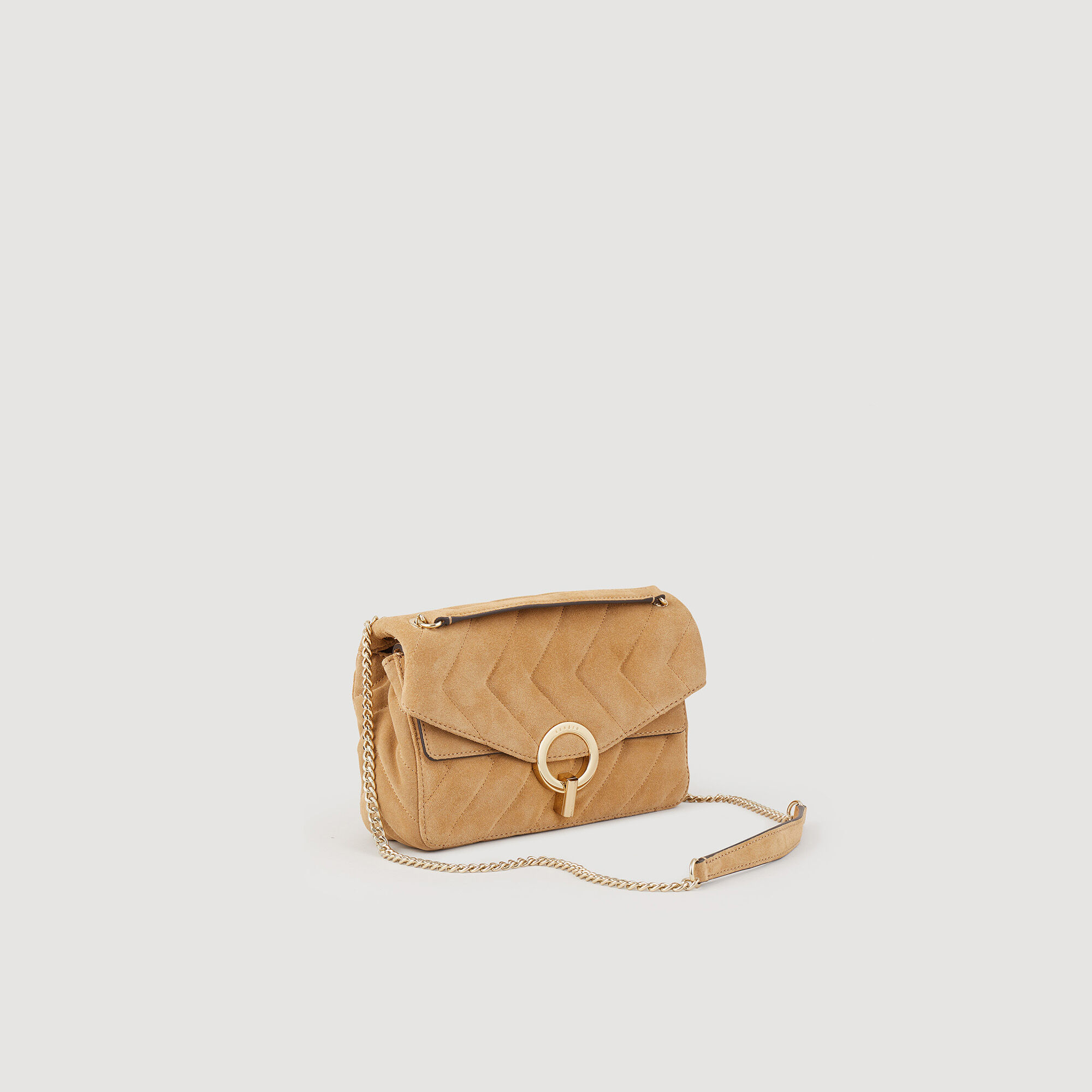 Sac Yza en su de SFASA00560 Beige Tous les Sacs Sandro Paris