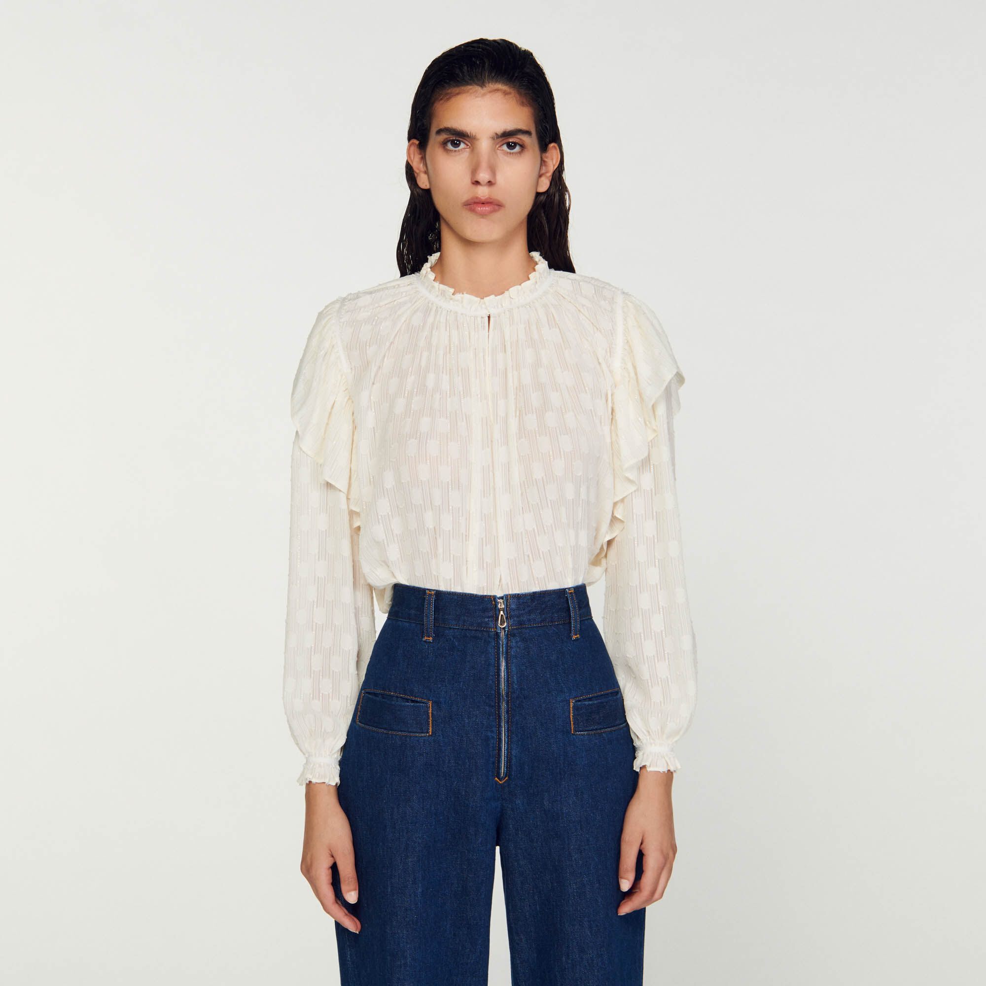 Blouse volantée femme 2025