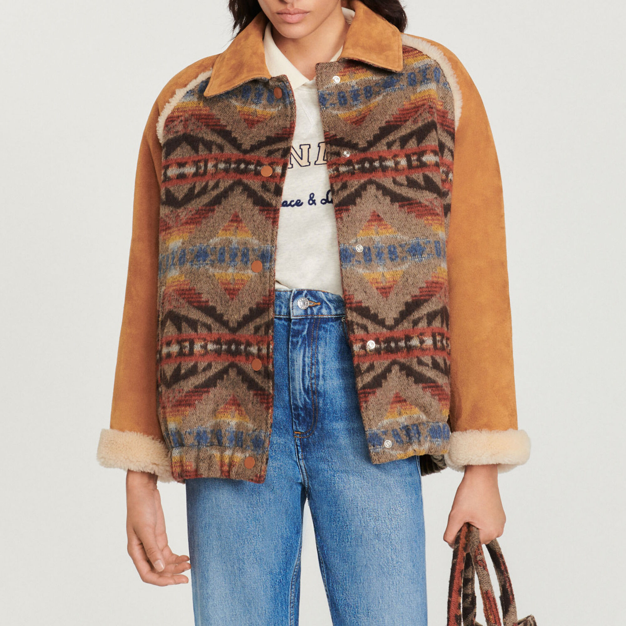 Manteau sandro on sale femme outlet