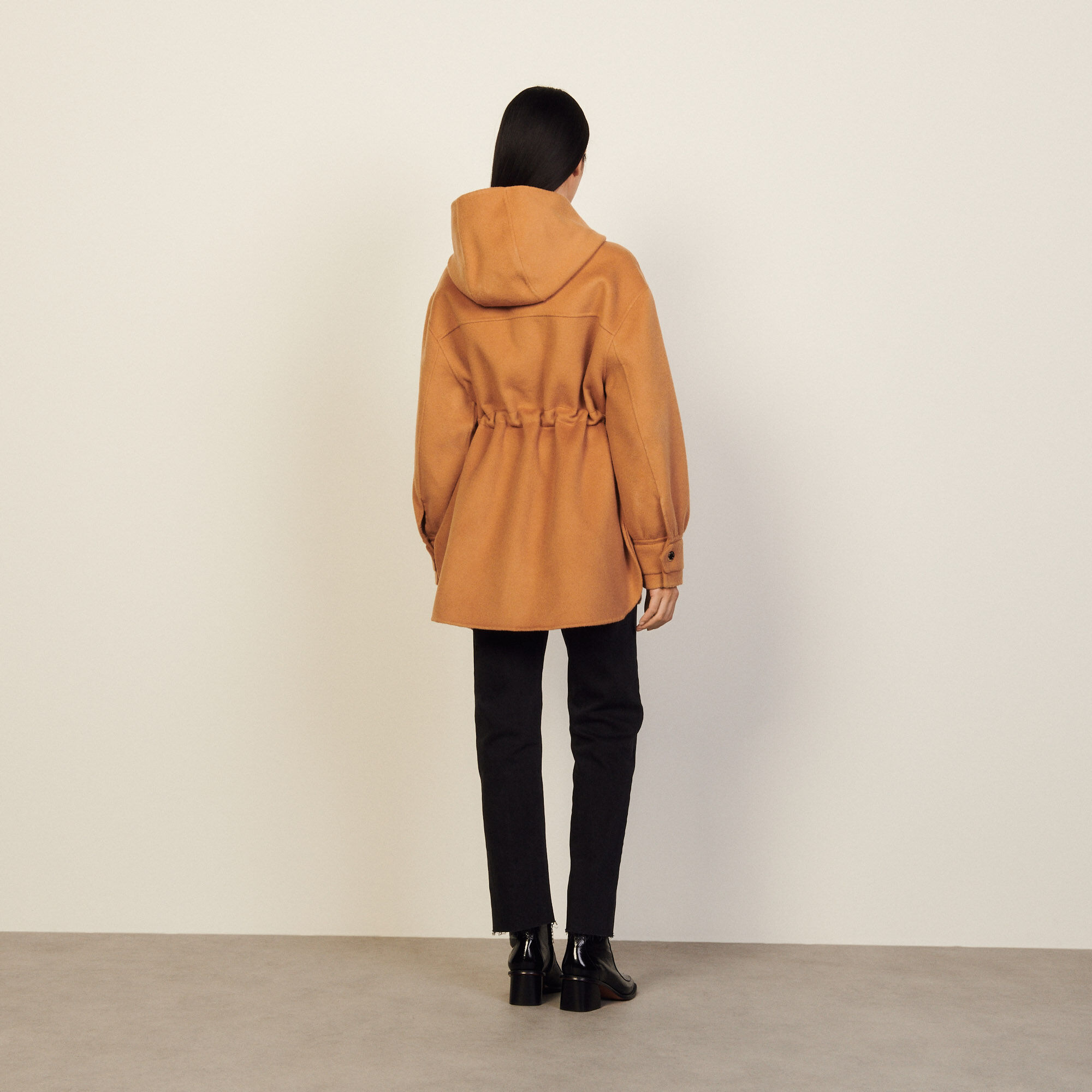Manteau camel sandro sales