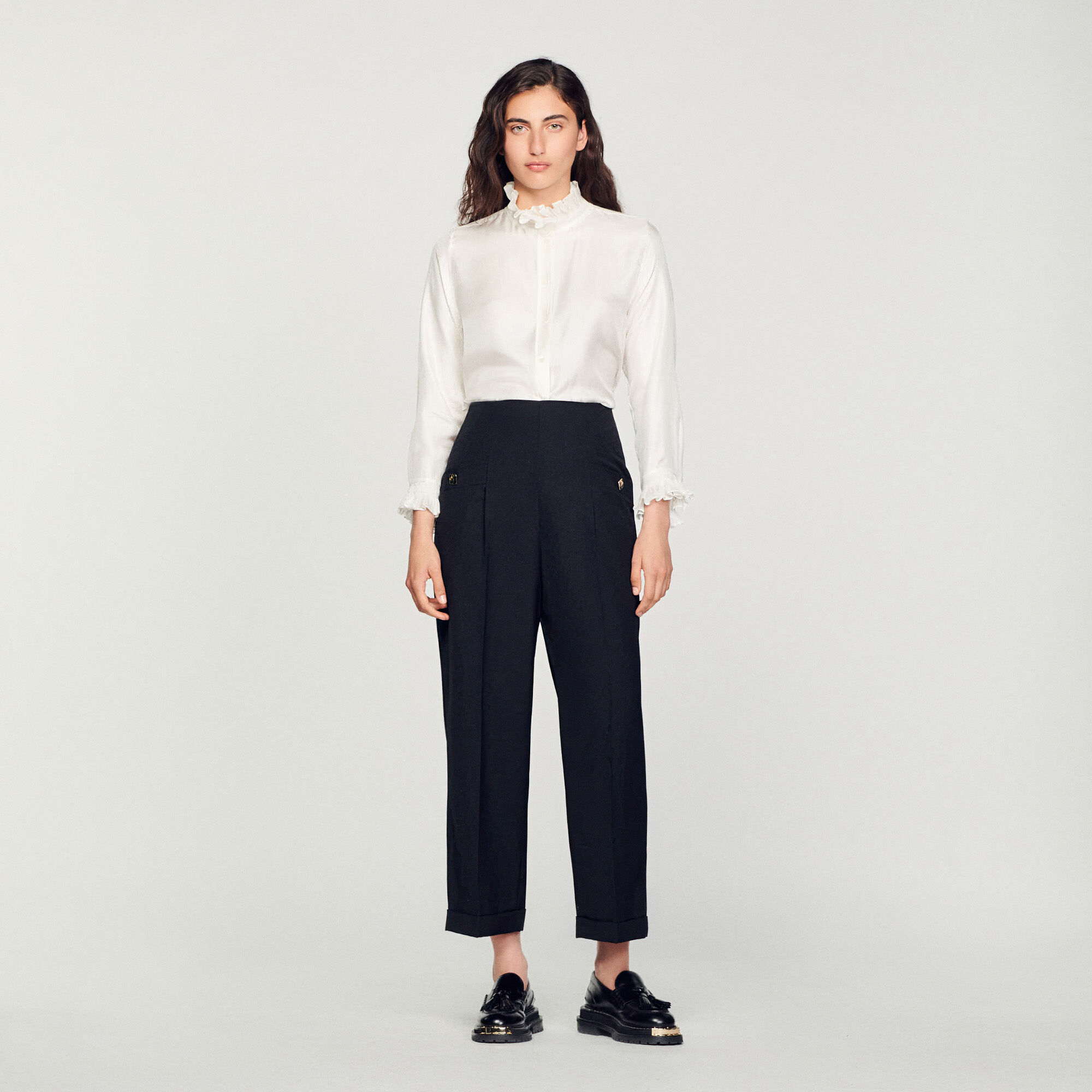 Chemisier en hot sale soie femme