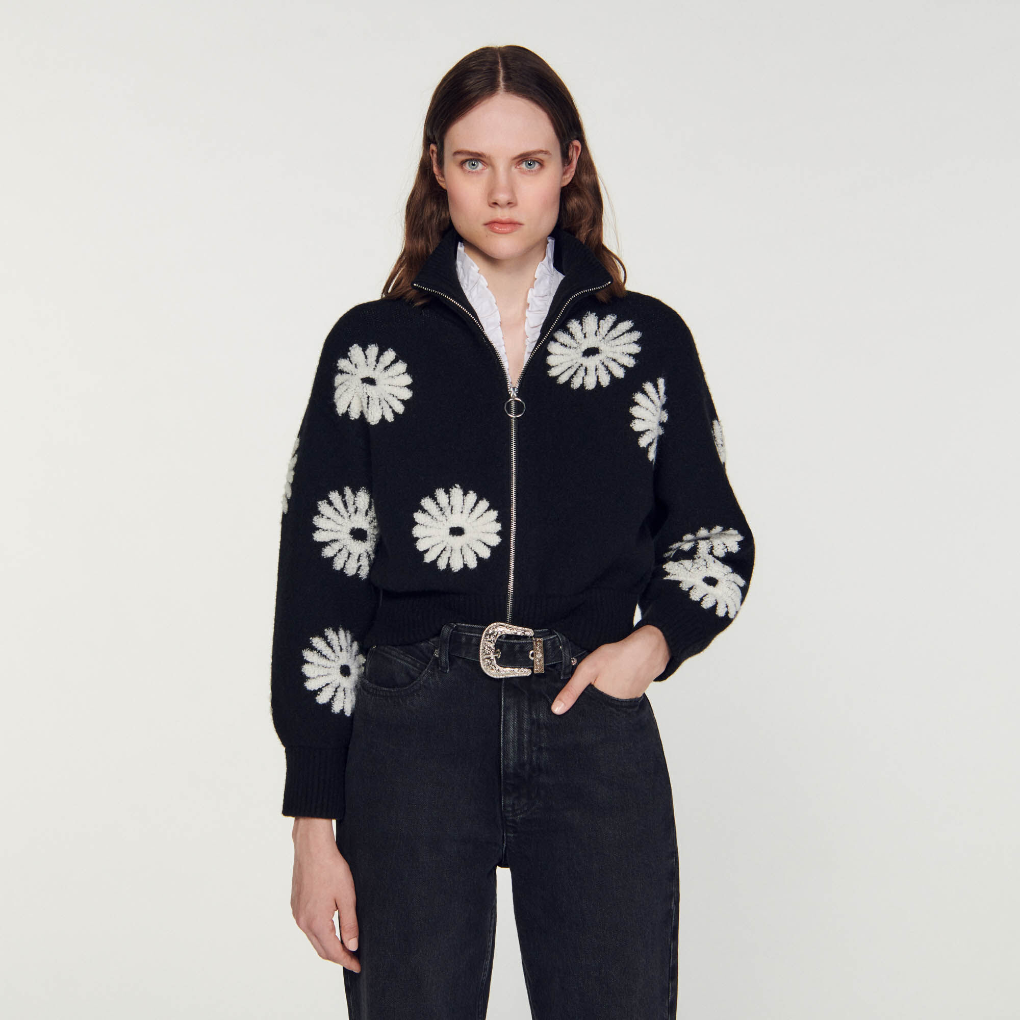 Pull hot sale sandro fleur