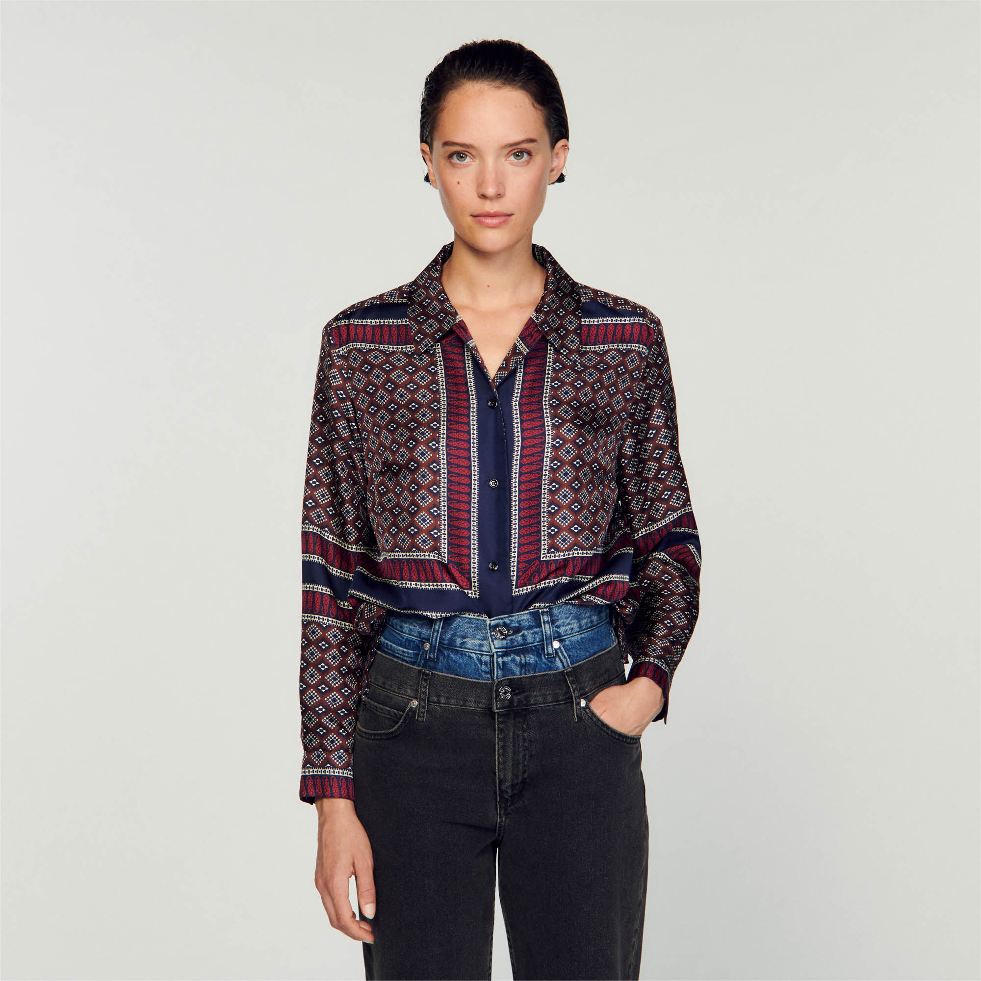 Chemise en deals jean sandro