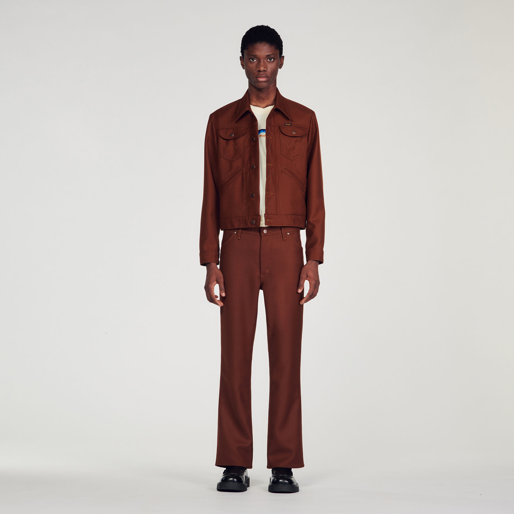 Blouson wrangler sale homme