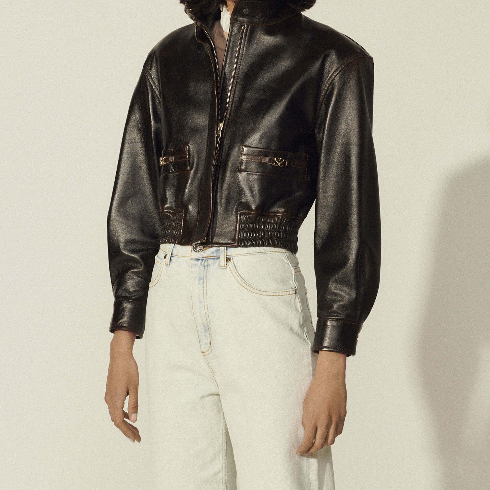 Blouson aviateur sandro femme clearance