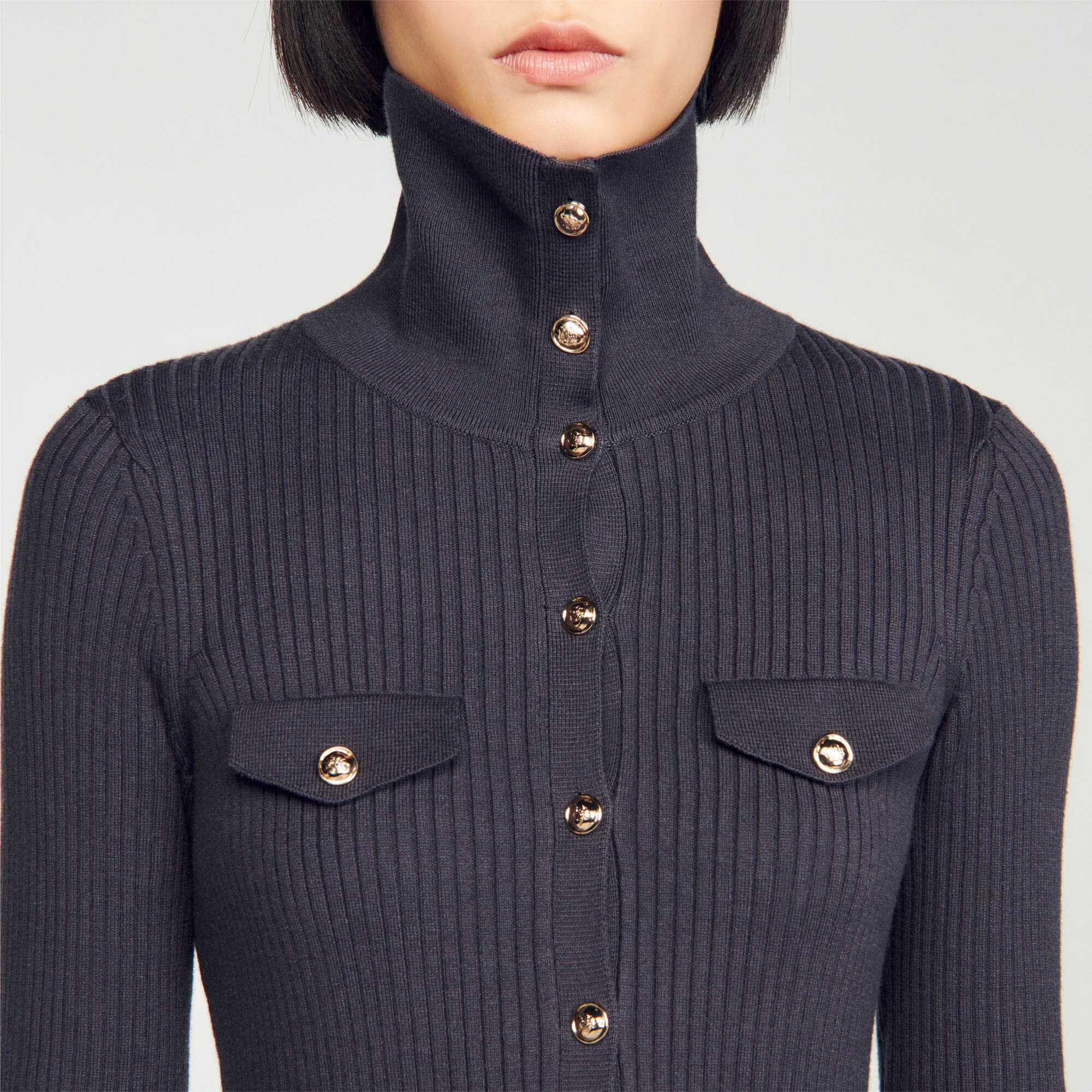 Robe best sale maille sandro