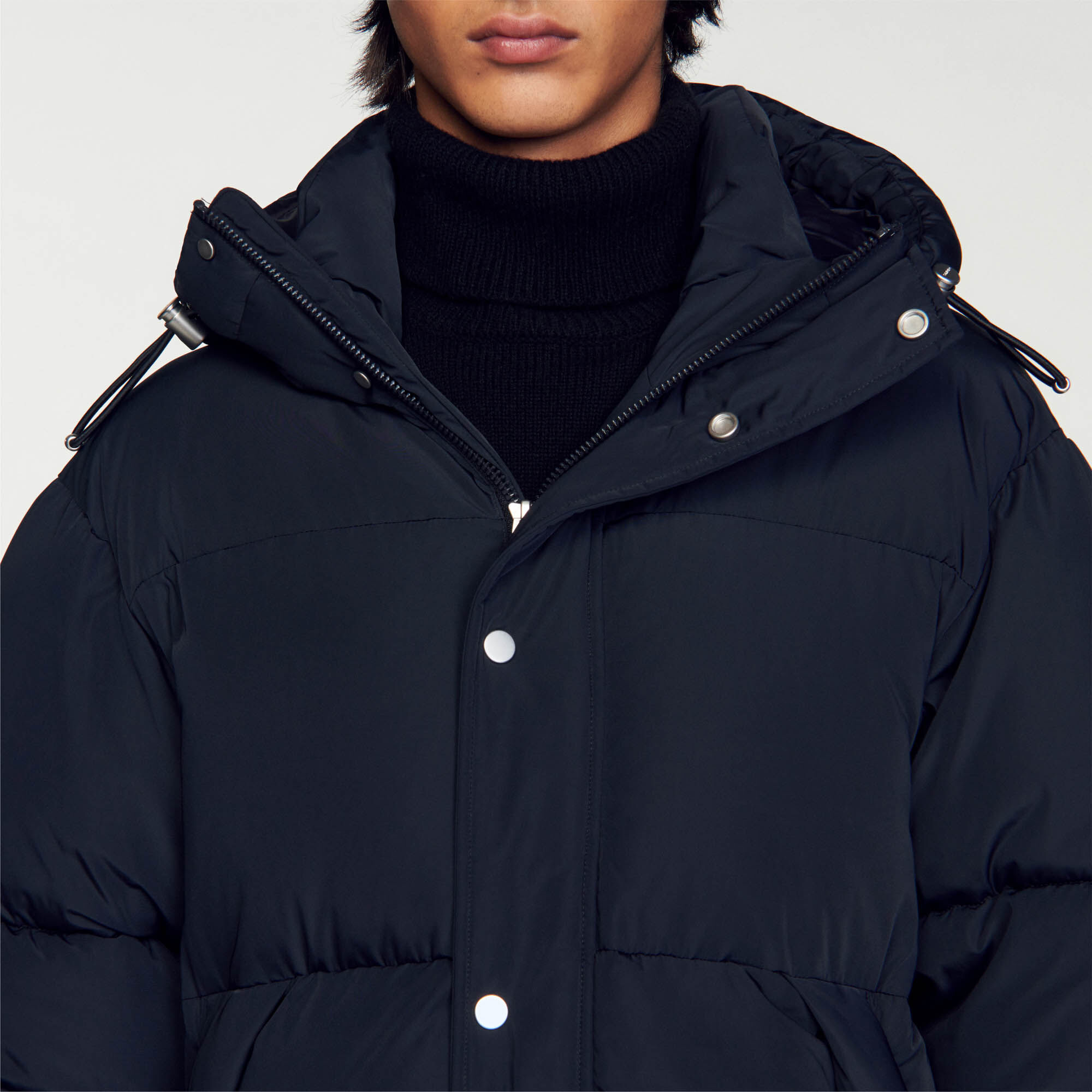 Doudoune trois quart sale homme