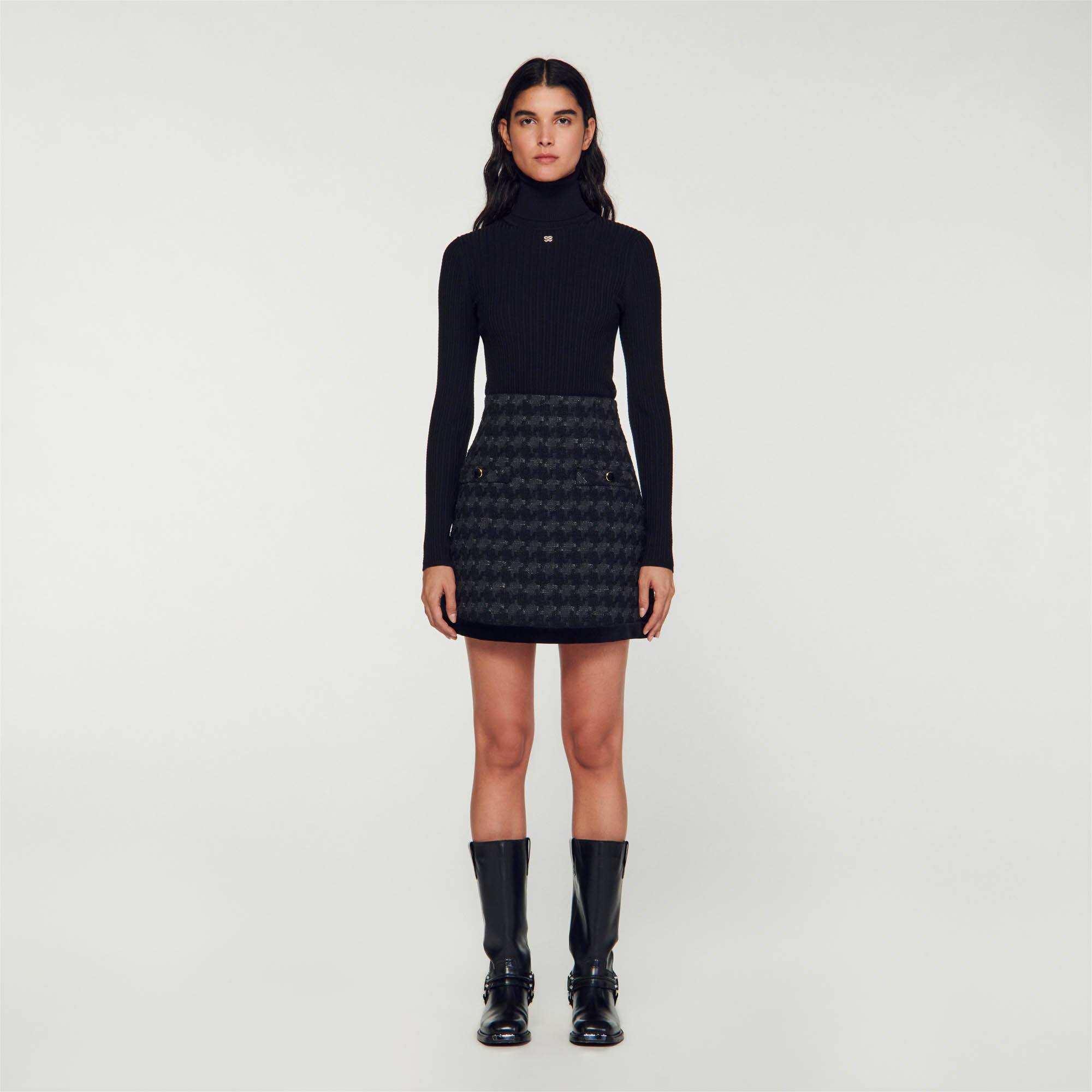 Jupe sales noire sandro