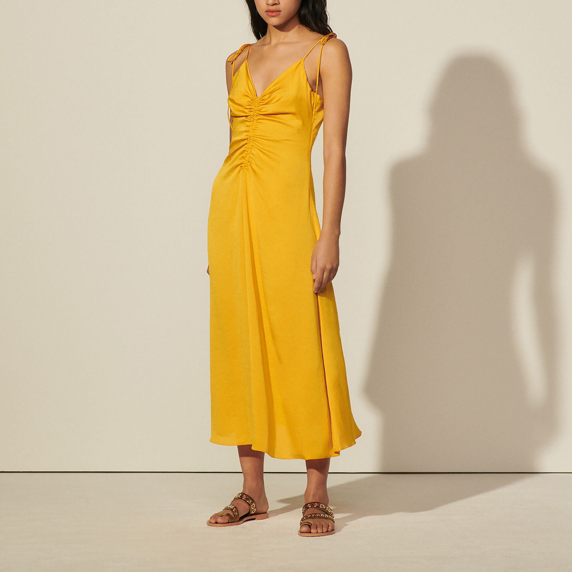 Sandro robe jaune outlet
